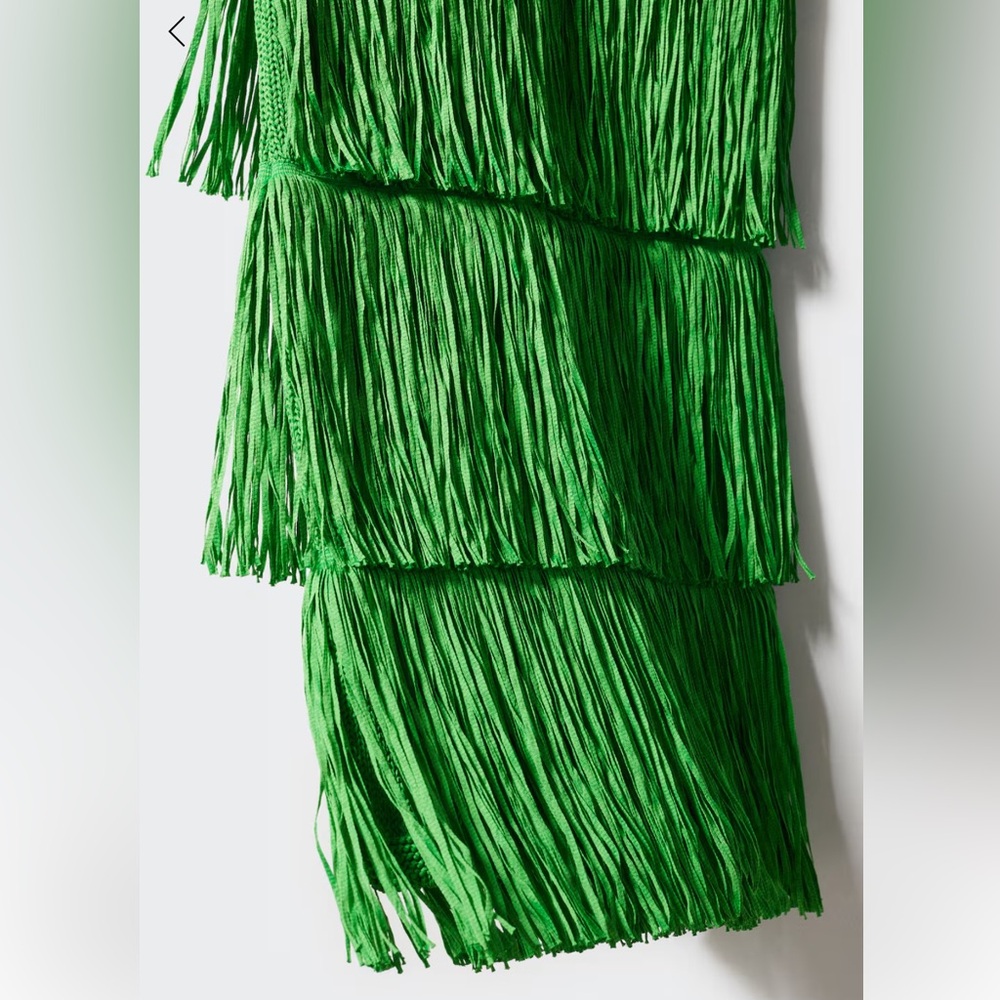 Mango x Simon Miller | Knitted Dress with Fringe Design - Picture 6 of 7